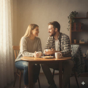 happy couples after regular daily check-ins