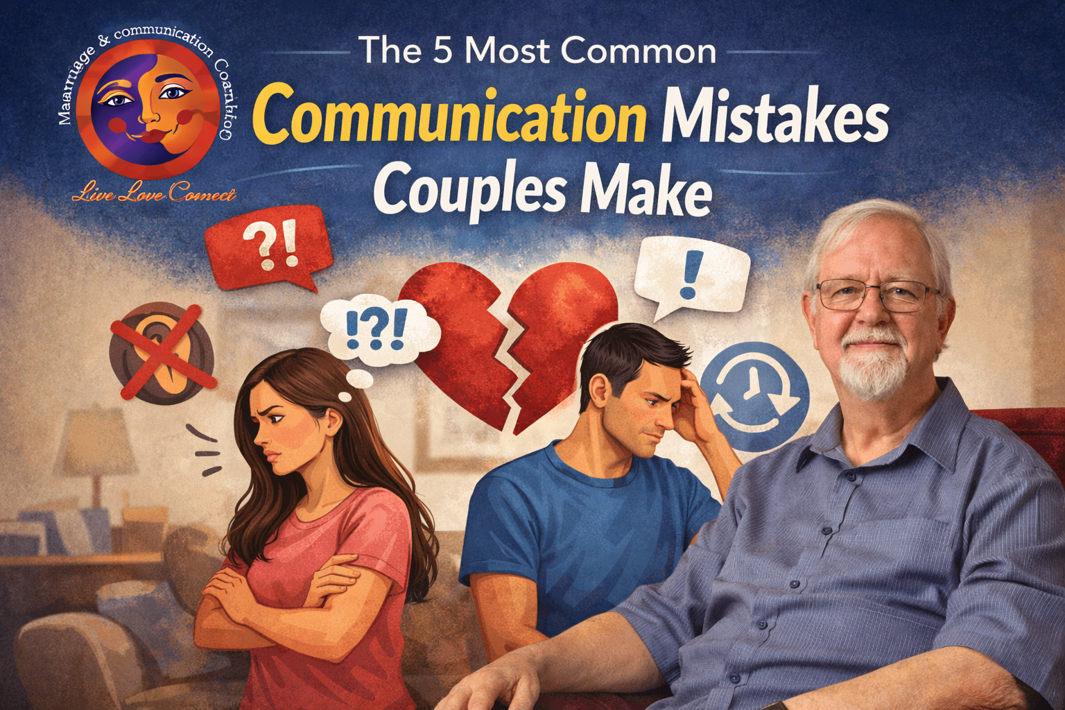 Couples therapy session focused on rebuilding trust in a marriage in Tucson Arizona