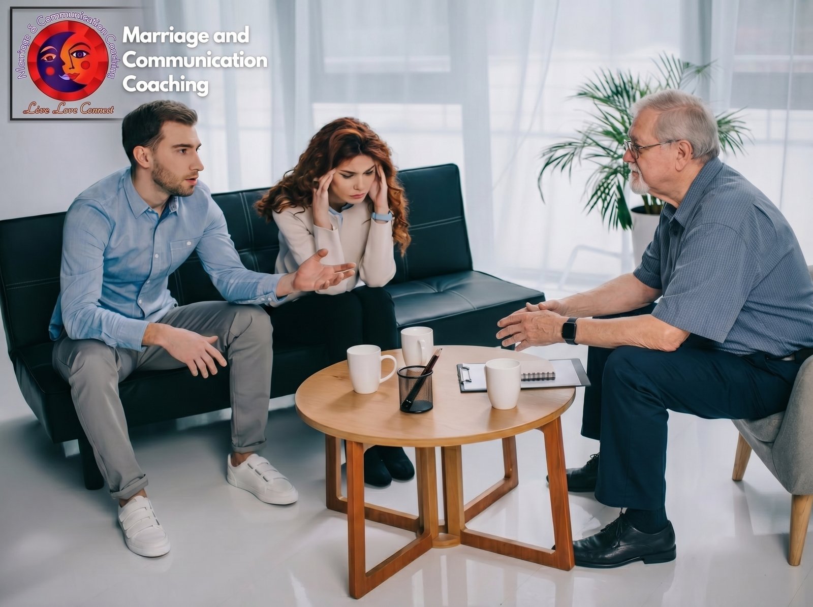 Couple attending couples counselling to rebuild trust and connection