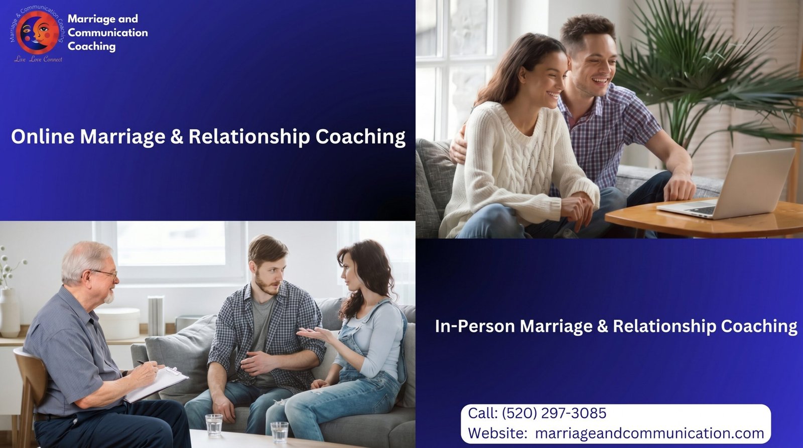 Online vs In-Person Marriage & Relationship Coaching: Pros & Cons